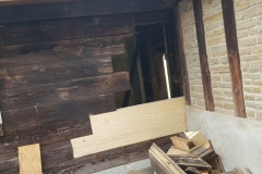 Kaserne Blockbohlen