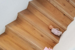 Memmingerberg verkleidete Holztreppe