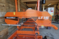 Unsere neue Woodmizer Säge zum Anhängen