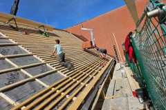 Kirche Lenzfried Dach umschlagen